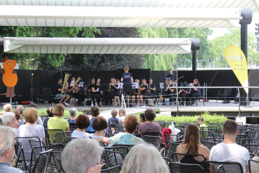 Auftritt Jugend- und Vororchester im Karlsruher Zoo
